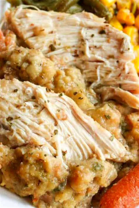 Crock Pot Chicken And Stuffing Crockpot Dishes Stuffing Recipes Recipes
