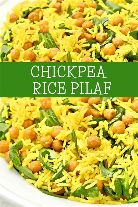 Chickpea Rice Pilaf Vegan Recipe This Wife Cooks
