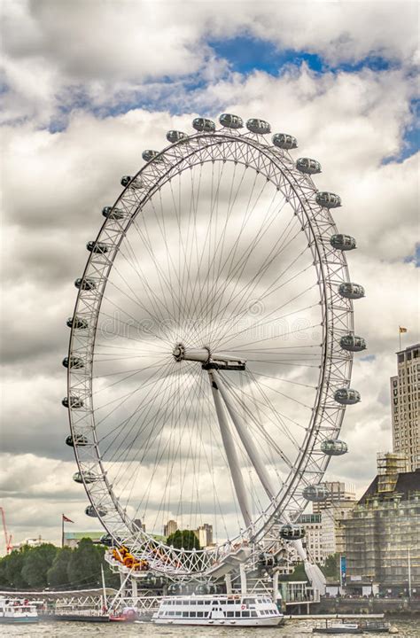 The London Eye Panoramic Wheel Editorial Image Image Of Light Europe