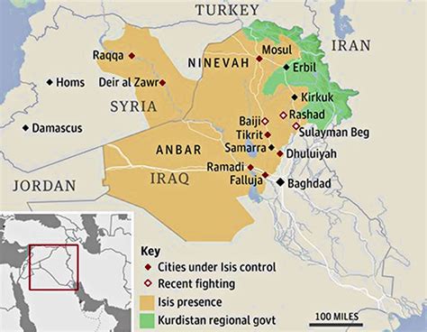 Trip To Iraq Map