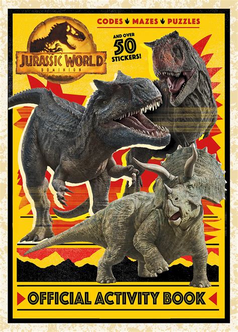 Buy Jurassic World Dominion Official Activity Book Jurassic World Dominion Online At