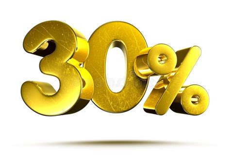 30 Percent Gold Stock Illustration Illustration Of Gold 247558401