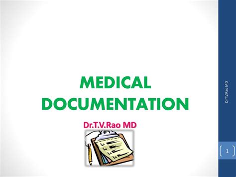 Ppt Medical Documentation Powerpoint Presentation Free Download Id