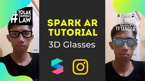 Spark Ar Tutorial Making 3d Glasses Youtube
