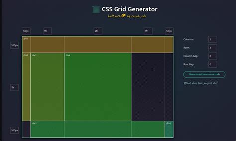 Generate Css Grid Layout Online Css Grid Generator Laptrinhx