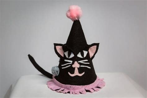 Kitty Cat Birthday Hat First Birthday Hat Kids Birthday Etsy First