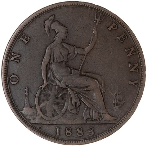 Penny 1883, Coin from United Kingdom - Online Coin Club