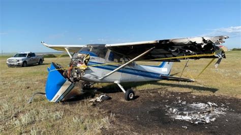 Pilot Ok After Small Plane Crashes At Southern Alberta Airport Cbc News