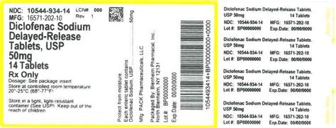 Diclofenac Sodium Delayed Release Tablets Usp 25 Mg 50 Mg And 75 Mg