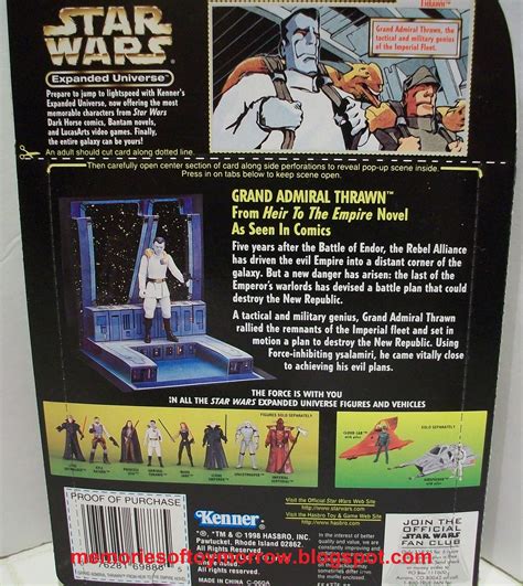 Memories Of Toymorrow Grand Admiral Thrawn From The Star Wars Expanded