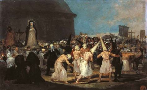 Procession Of Flagellants By Francisco Jose De Goya Y Lucientes Print Or Oil Painting