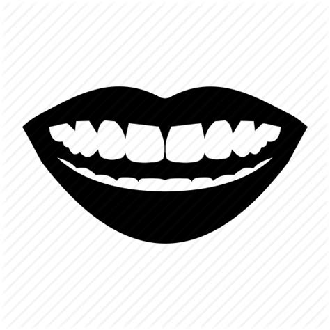 Mouth Icon Vector Type Diamond Symbol