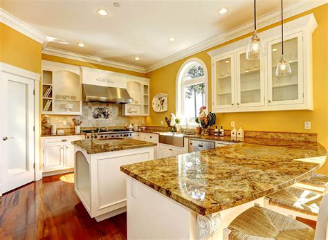 Jan 12, 2020 · kitchen with new caledonia granite countertops with an island. lapidus-granite-kitchen-countertop - Great Lakes Granite ...