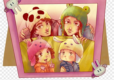 Descarga Gratis Ilustración Anime Dibujo Familiar Manga Retrato De