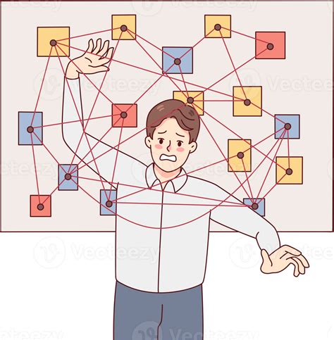 Frustrated Man Stressed With Overwhelming Tasks 21247446 Png