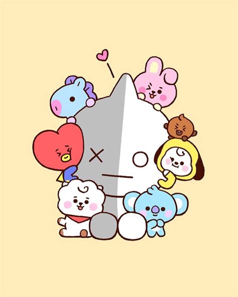 Bt21 On Instagram Uwu 😚 Come And Meet These Cutie Pies In Gangnam