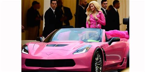 Kacey Musgraves Barbie Corvette Was The Hot Pink Car At The Met