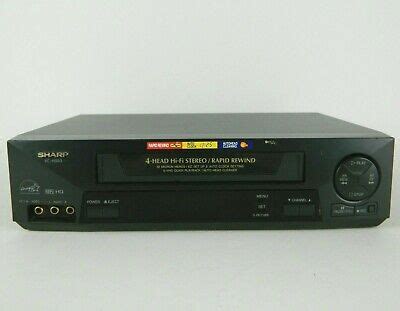 Sharp VC H993U 4 Head Hi Fi VCR Player VHS Recorder Rapid Rewind Tested