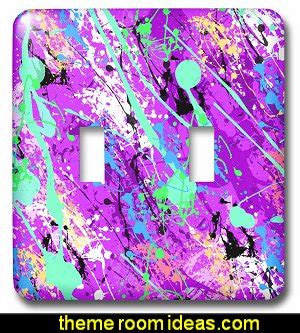 Paint splattering is crazy and uninhibited. Decorating theme bedrooms - Maries Manor: Splatter Paint ...