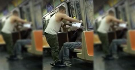 A Half Naked Homeless Man Is Ignored On A Train Then A Stranger Does