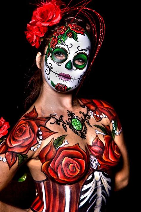 330 Best Images About Dia De Los Muertos On Pinterest The Dead Halloween And Sugar Skull Makeup