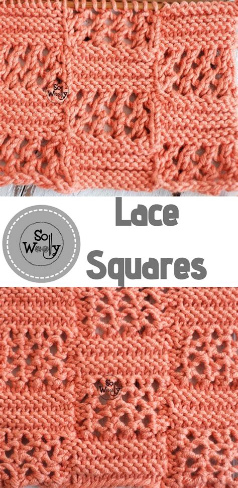 What's the difference between knitting and crocheting? Easier than it appears, the Lace Squares stitch is such a ...