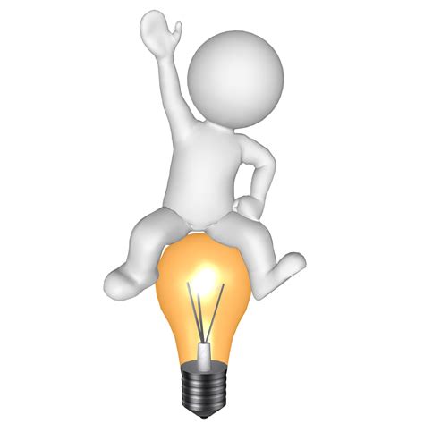 Lightbulb Clipart Idea Man Lightbulb Idea Man Transparent Free For
