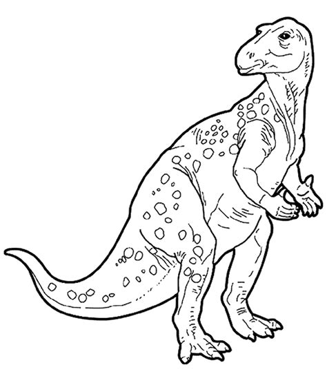 Dinosaurus kleurplaat dieren kleurplaat animaatjesnl. Dinosaurus kleurplaten: iguanodon