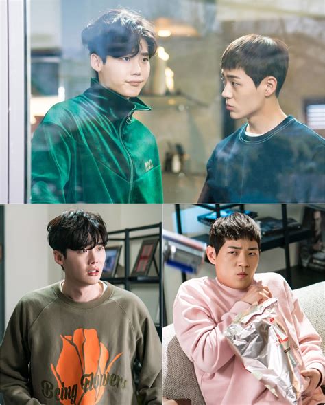Lee Jong Suk And Shin Jae Ha Show Some Brotherly Love In New Stills For While You Were Sleeping