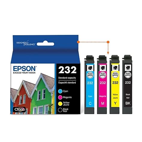 Epson 232 Cyanmagentayellowblack Standard Yield Ink Cartridges 4