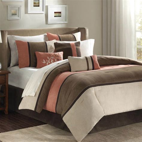 These beds are space savers that will also double as a common seating space when you're not using them for sleeping. Cream Peach Bedding with Curtains Sale | Comforter sets ...