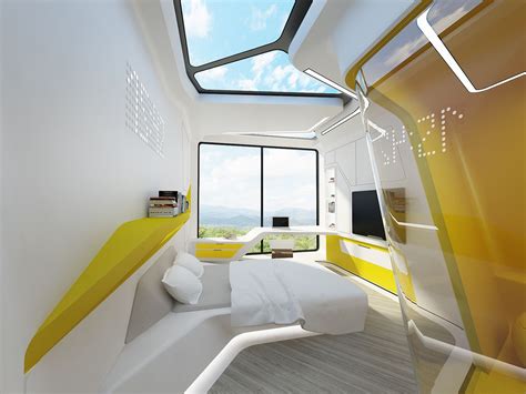 Futuristic Bedroom On Behance Futuristic Bedroom Futuristic Home