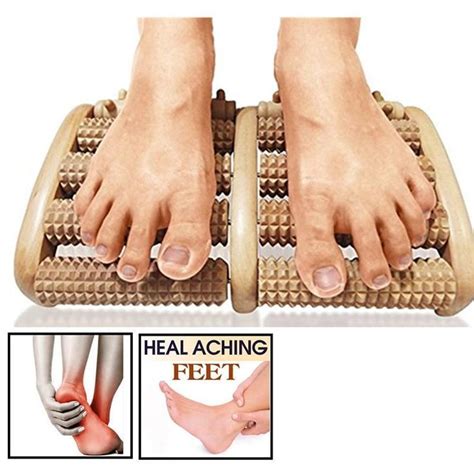 Reflexology Foot Roll Massager In 2020 Foot Massager Roller Foot Massage Massage Roller