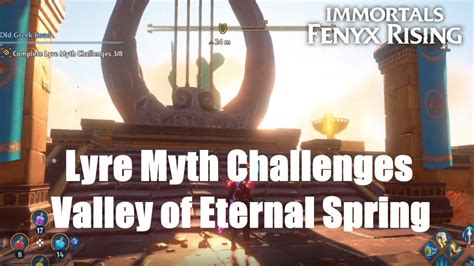 Immortals Fenyx Rising Lyre Myth Challenges Valley Of Eternal Spring
