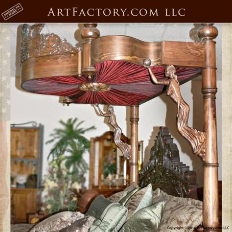 All of our wood beds, canopy beds, and solid wood beds are at discount prices. Victorian Canopy Bed: Solid Wood Handcrafted With Fine Art ...