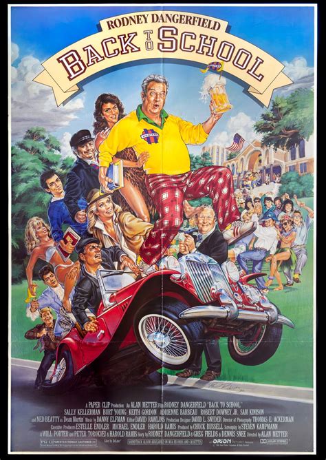 Back To School 1986 Original Art Style One Sheet Movie Poster