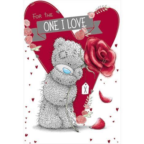 Teddy bear and flowers near me. One I Love Bear Holding Rose Me to You Bear Birthday Card ...