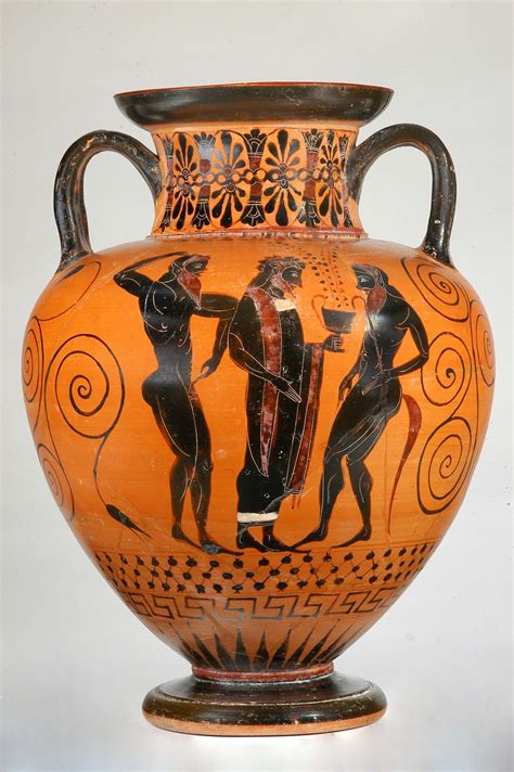 Amphora Greek Attic Archaic 540 Bc 530 Bc Museum Of