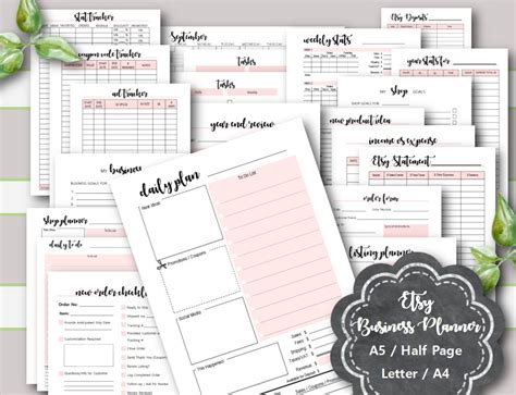 Planner Printables Etsy Printable Word Searches
