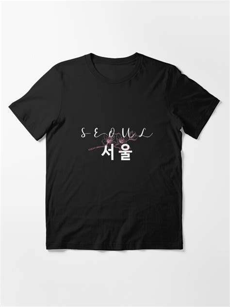 Seoul Shirt Seoul Handwritten T Shirt Seoul Korea Shirt Korean