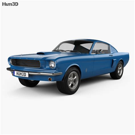 Ford Mustang Fastback 1965 3d Model Vehicles On Hum3d