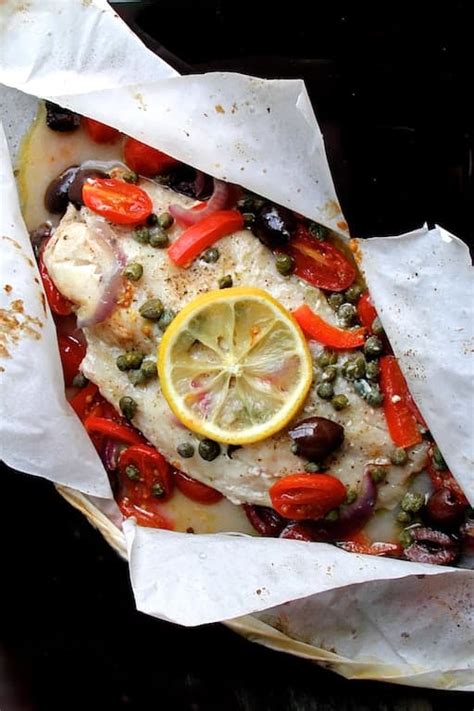 Mediterranean Fish En Papillote Recipe From A Chefs Kitchen