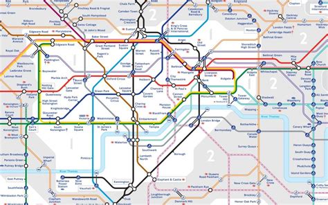 New Tube Map With Elizabeth Line Published By Transport For London