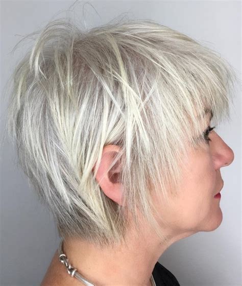 Keeping your hair significantly shorter on the sides, automatically makes your hair appear thicker on the dome. Glamorous Grey Hairstyles for Older Women - The UnderCut
