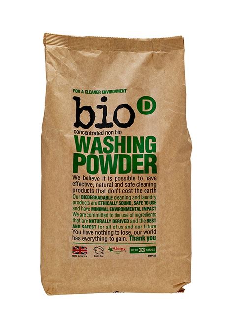 Bio D Washing Powder 2kg Råstof Veganer Kontaktlinser