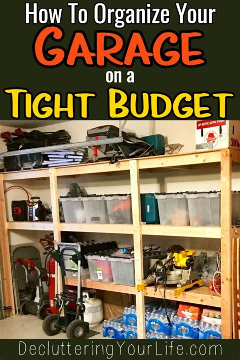 How did i (of all people) end up with a cluttered space? Garage Organization - 5 Quick and Cheap Garage Organizing ...