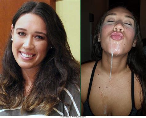 WifeBucket Dirty Wives Before And After The Big Facial