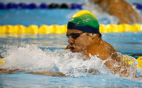 Felipe Silva Defends 100 Breast Title With 3rd Fastest Time In World At