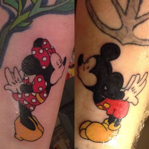 Mickey And Minnie Mouse Couples Tattoos Disney Inspired Disney Mouse