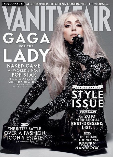 Vanity Fair Lady Gaga Vanity Fair Magazine Pop Star Style